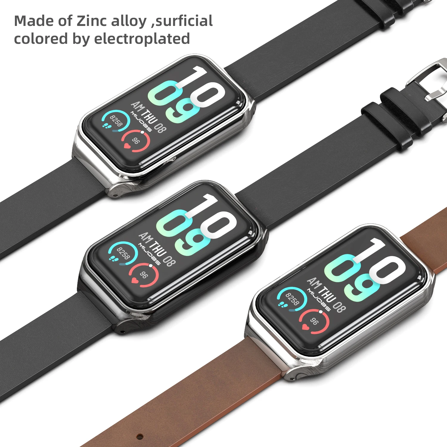 Amazfit Band 7 손목 밴드용 가죽 스트랩 소프트 워치 밴드 Amazfit 7 밴드 Correa 시계 밴드용 교체 팔찌