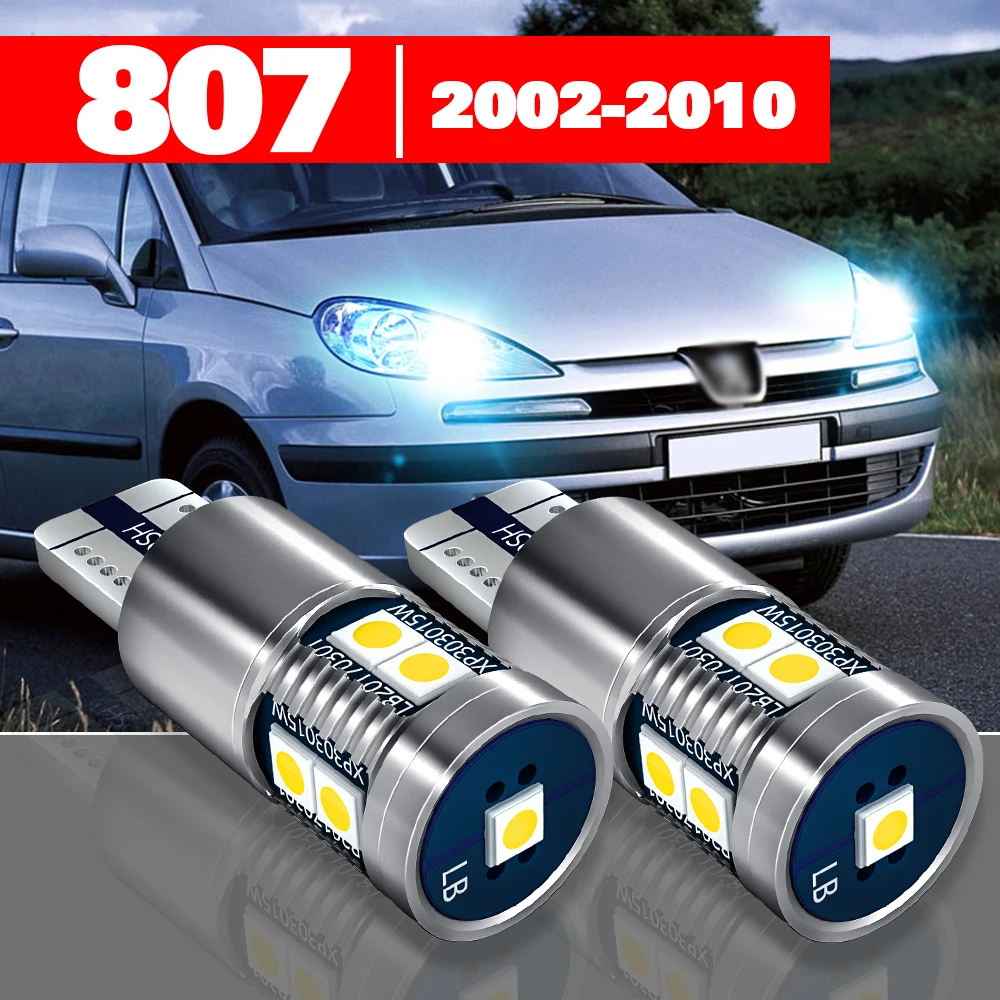 

For Peugeot 807 2002-2010 2pcs LED Parking Light Clearance Lamp Accessories 2003 2004 2005 2006 2007 2008 2009