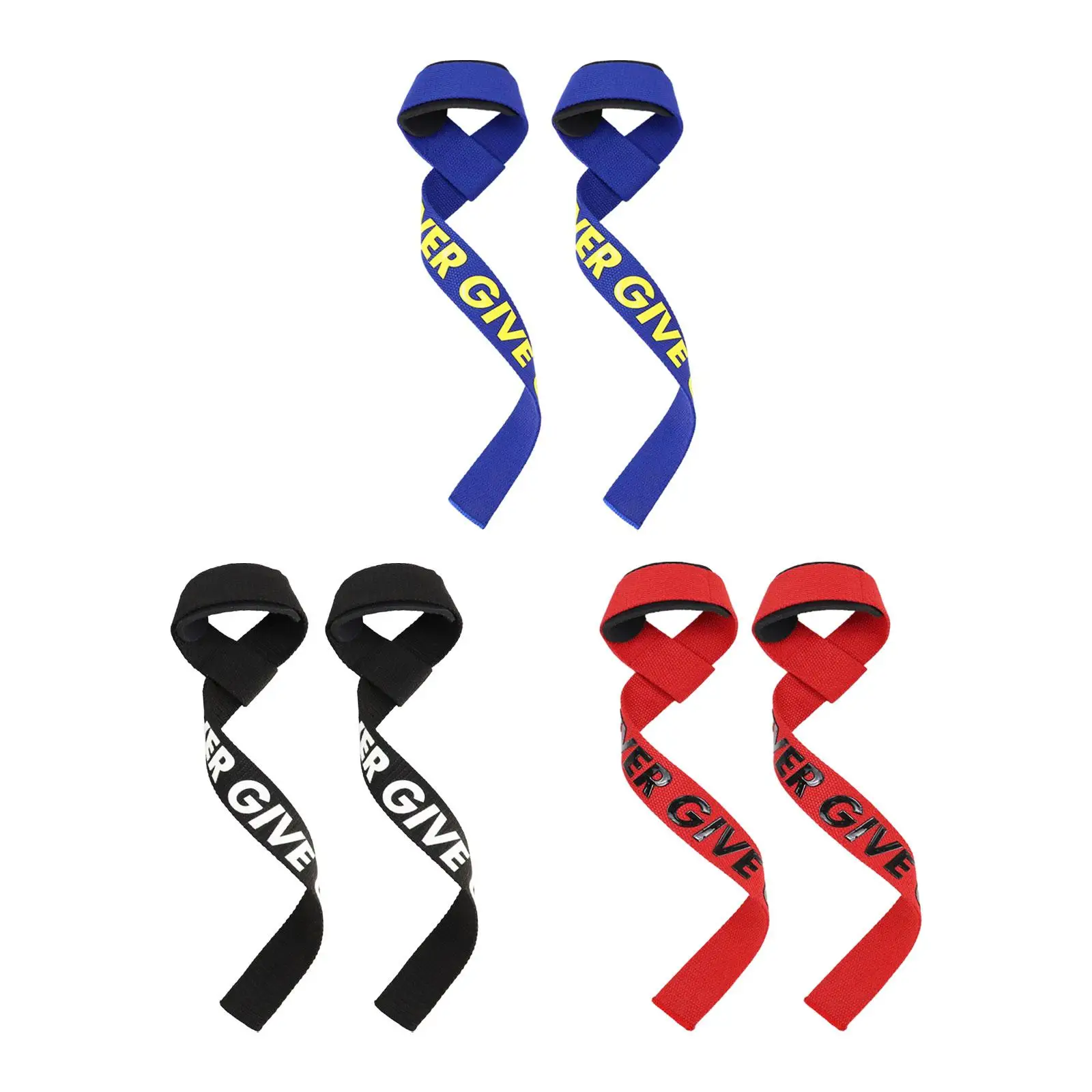 2x Weight Lifting Straps Gym Wrist Wraps for Men Women Weightlifting Wrist Straps Deadlift Straps for Gym Deadlifting Pull up