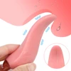 12cm Artificial Tongue Heated Blowjob Vibrator for Women Nipple Clitoris Licks Vaginal Anal Plug Female Masturbator Oral Sex Toy 1