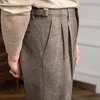 2022 High Quality Trouser Pant For Man Office Trouser Men Business Casual Pant British Social Club Outfits Pantalones Hombre 3