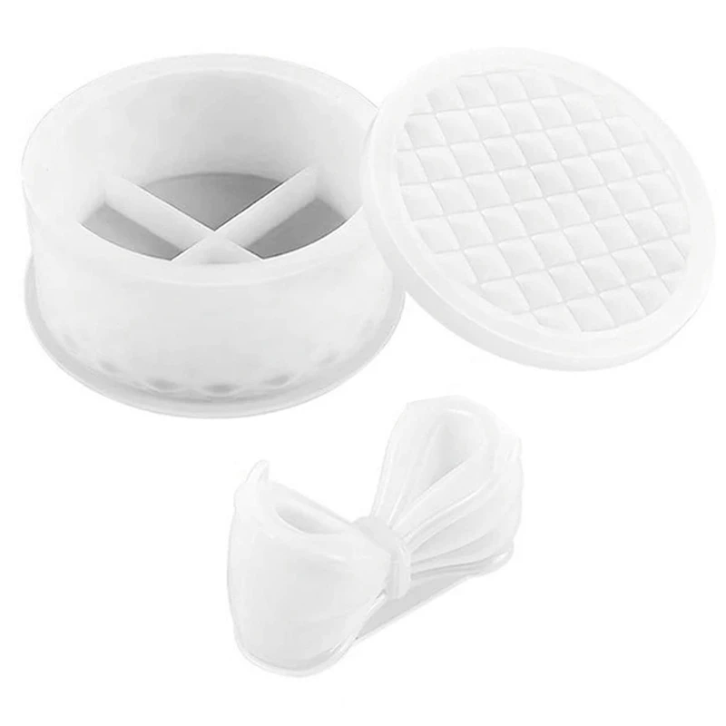 Bows Storage Box Molds Silicone Resin Box Molds Accessory For Resin Casting, Resin Jar Mold With Lid Epoxy Molds Silicone