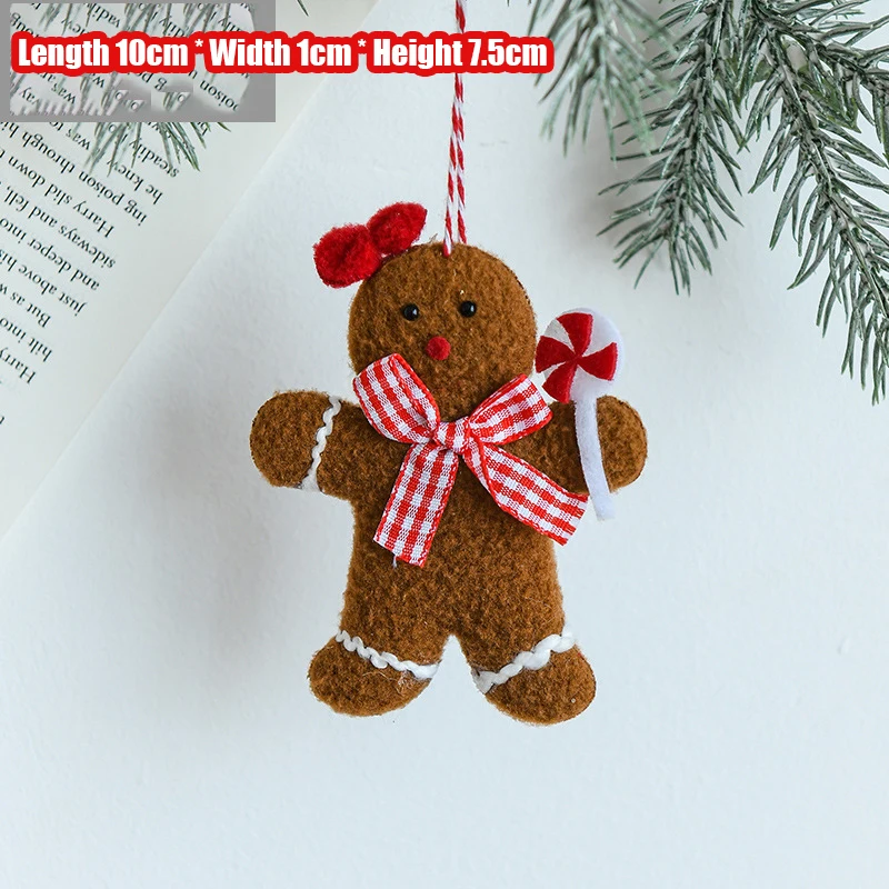 thumbnail image 1 of Colgantes para árbol de Navidad, decoración para colgar, 2025, pequeñas campanas, lazos, estrellas, bolsas de la suerte, alce, Papá Noel, copo de nieve para niños, Año Nuevo, 1 of 5