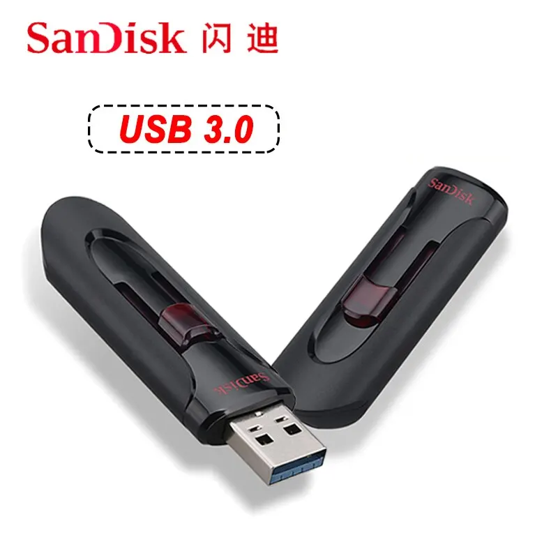 Sandisk Pendrive 128Gb 64Gb 32Gb 256Gb Usb Flash Drive 32 64 128 16 Gb Pen Drive 3.0 Usb Stick Disk On Key Memory Per Telefono