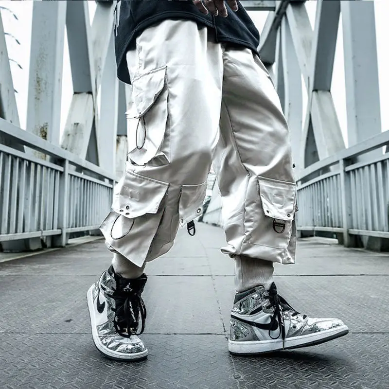 Mens Hip Hop Cargo Pants Men's Cargo Pants Man Hip Hop High Street Men's  Work Trousers Mens