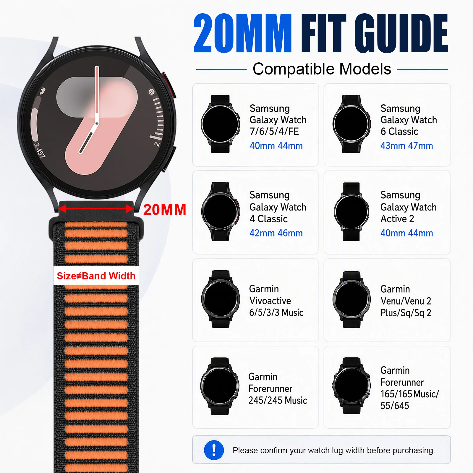 Braided Nylon Watch Strap – Adjustable and Stylish Watchband Bracelet