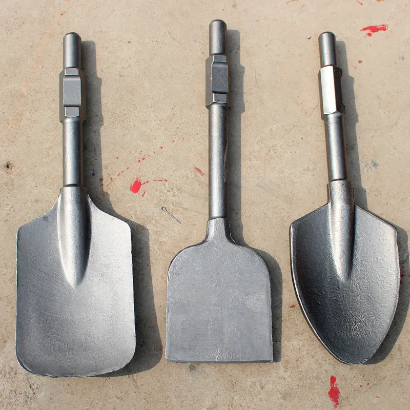 

electric pick widening flat chisel/widening flat shovel/concrete flat chisel electric pick shovel digging shovel tamping plate