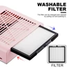 Nail Dust Collector Manicure Machine Tools Strong Power Nail Vacuum Cleaner With Remove Filter Nail Extractor Fan Nail Art Tool 3