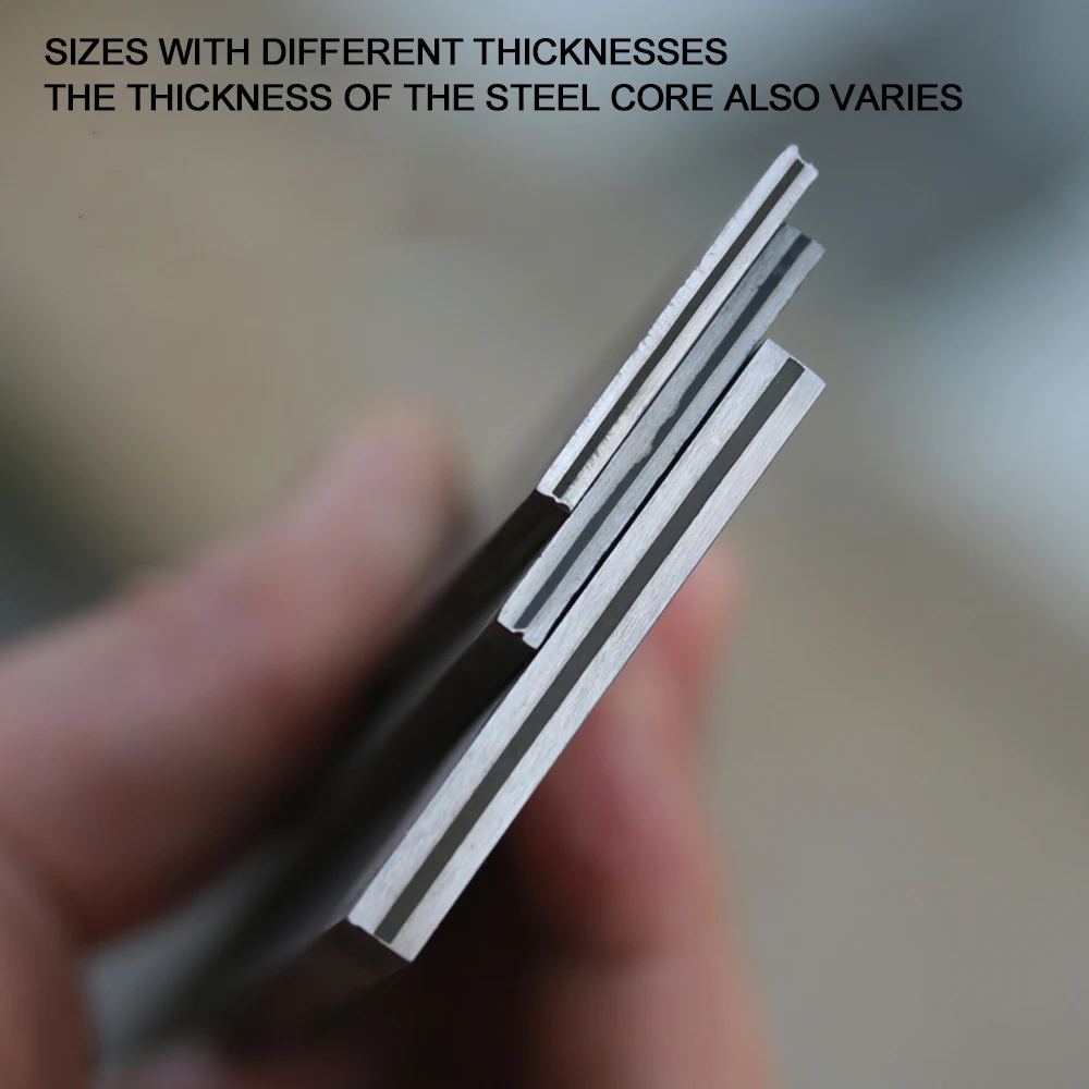 67 Layers Laminated San Mai VG10 Core Stainless Steel Knife Blank for DIY Knife Making Blade Billet Hardened HRC58-60