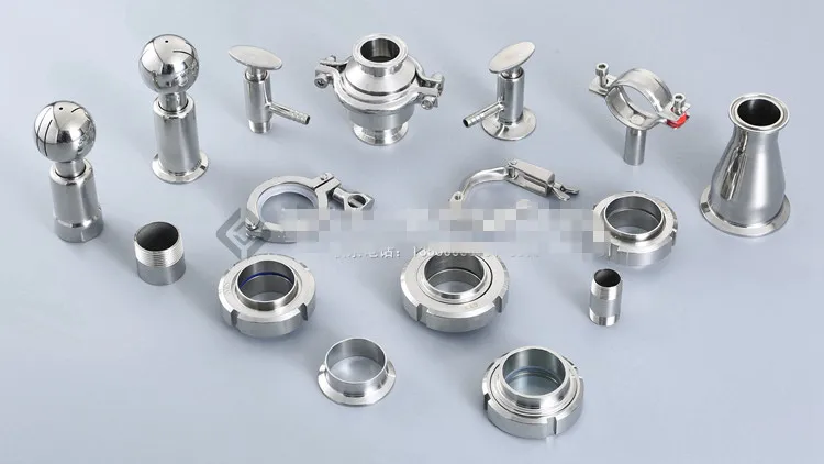 1PCS 38MM-1 1/2" Sanitary Full Port Ball Valve Clamp Type Ferrule SS304