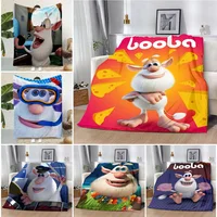 Cartoon Funny Cute B-Booba Printed Blanket Picnic Blankets Warm Blanket Soft and Comfortable Blanket Home Travel Birthday Gift 1