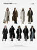 CHIC VEN Women Long Double-sided Woolen Coats Retro Loose Female Overcoat Double Breasted Ladies Windbreak Autumn Winter 2023 3