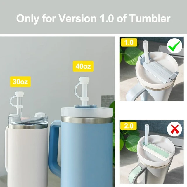 Tumbler Lids compatible with Stanley 40 Oz Tumbler, Replacement Clear  Plastic Splash Resistant Lids, compatible with Stanley - AliExpress