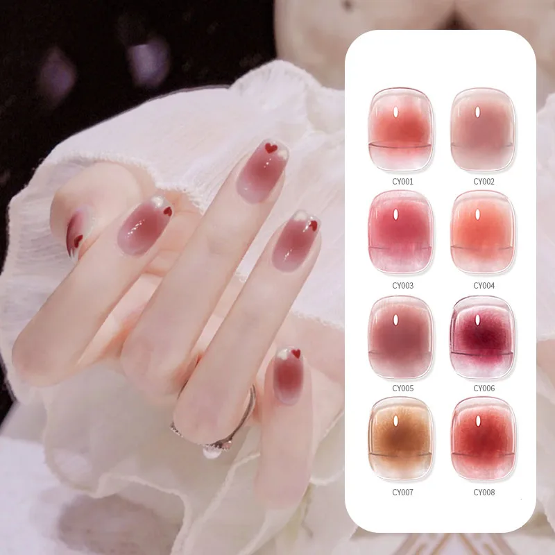 

15ml Blooming Gel Transparent White Nail Polish Watercolor Effect Flower Gel Polish Soak Off Nail Art Gel Varnish DIY