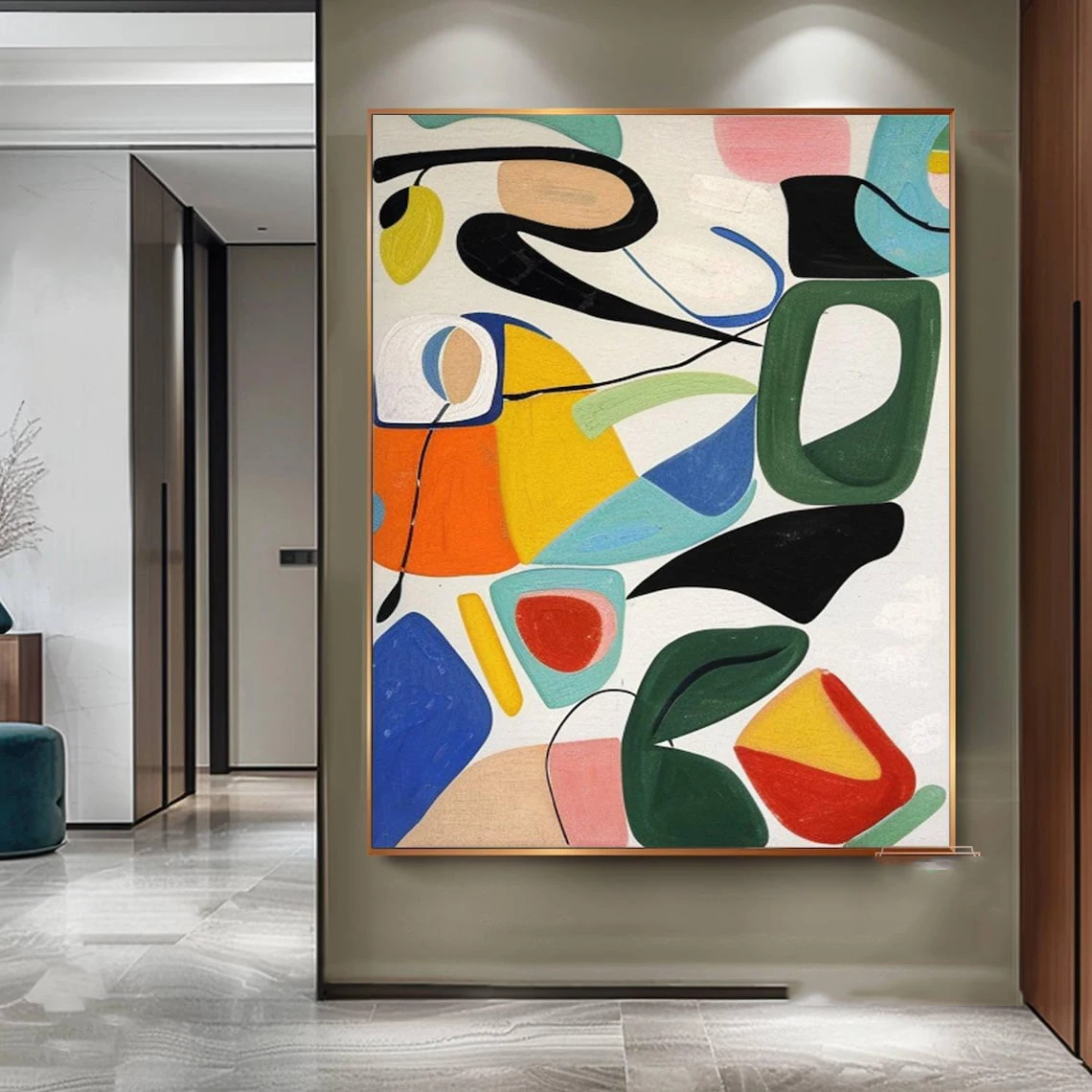 Handmade Abstract Canvas Painting 1
