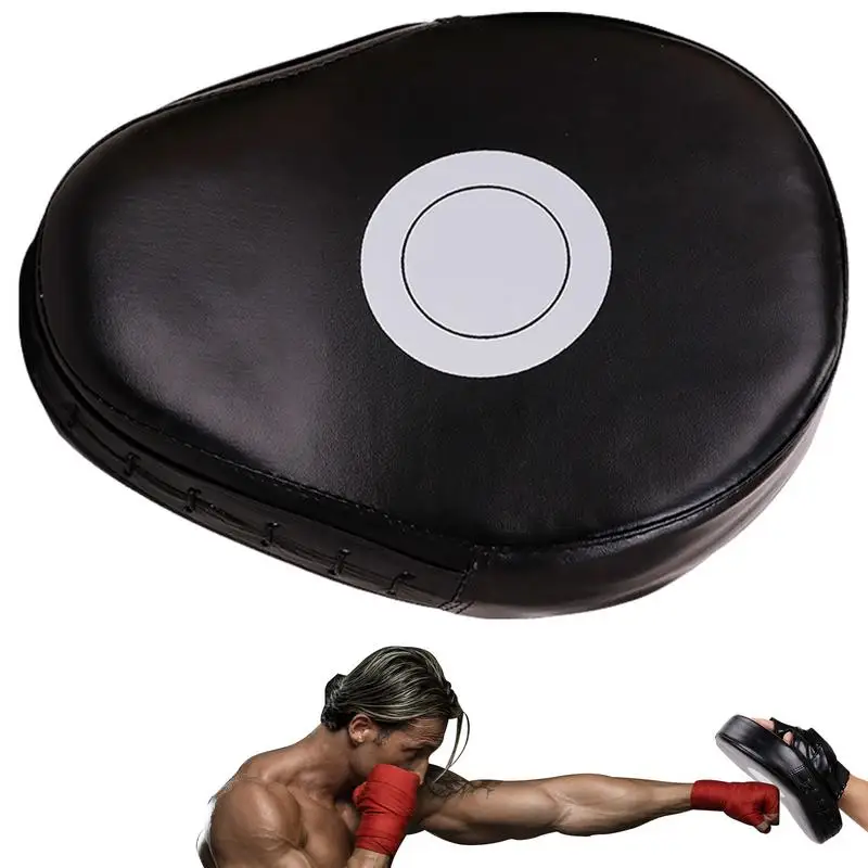 1PCS Curved Boxing Pad Bag Muay Thai Training Elbow Baffle Hand Target Boxing Pad PU Leather Fighting Practice Target