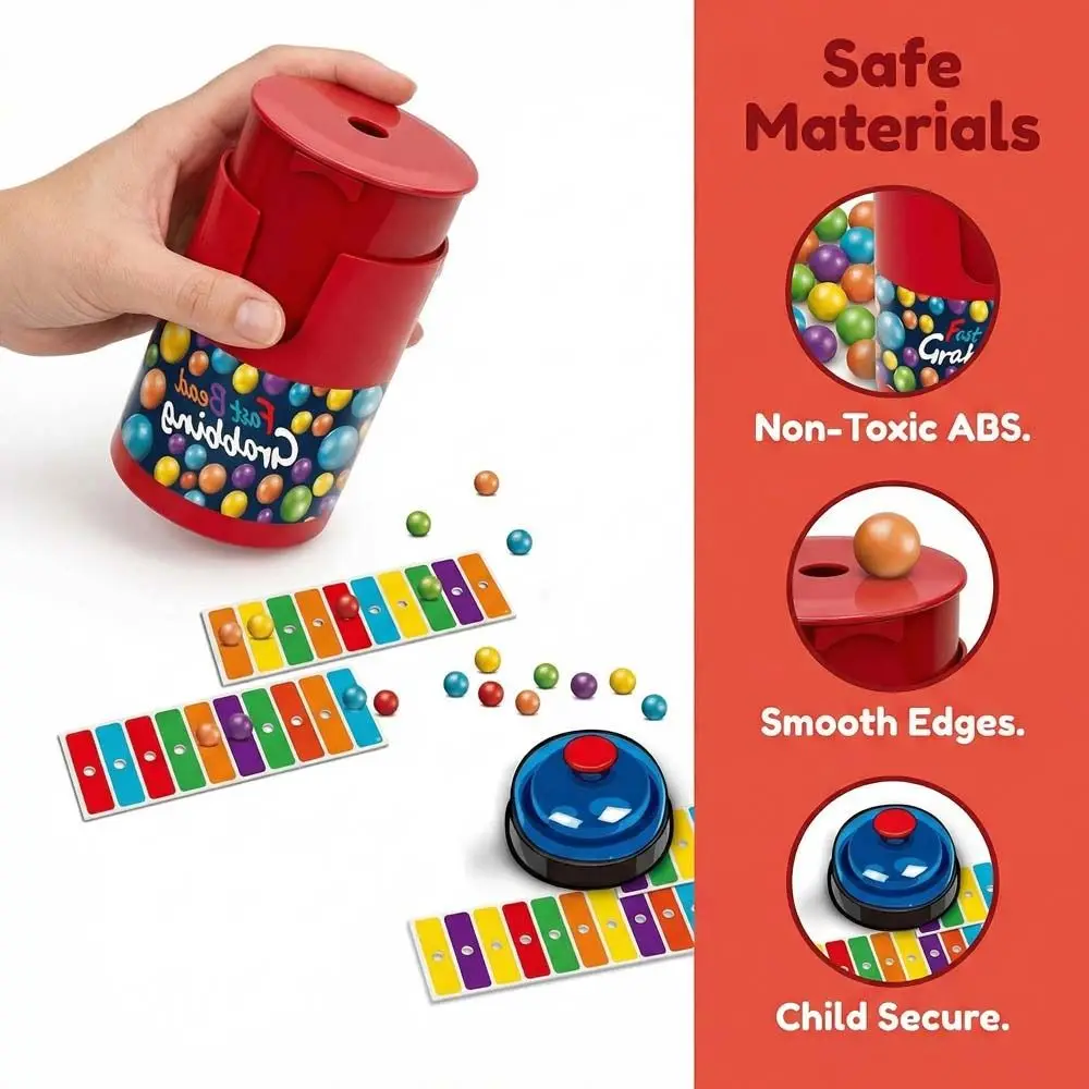 Exciting Bead Grabbing Board Game - Fast-Paced Color Match Strategy