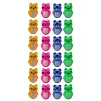 24 Pcs Decorations Tumbler Toy Child Mini Animal Sculpture Abs Babydoll Desktop Adornment 1