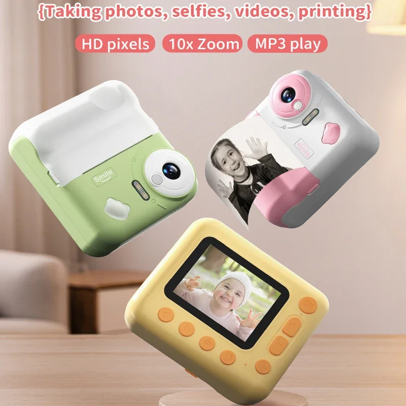 Children Camera 1080P HD Toddler Digital Video Camera Photography Mini Cam Kids Camera Toys for Boy Gift Christmas Birthday Gift