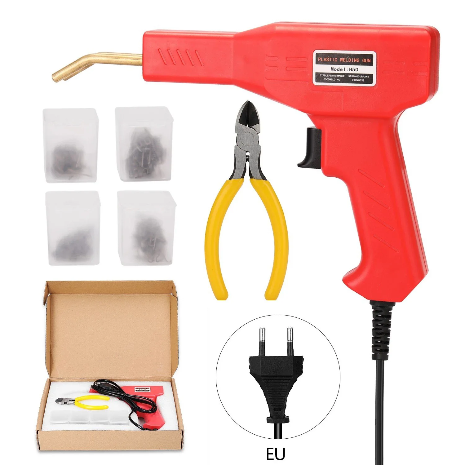 Plastic Welder Gun Hot Stapler Welding Machine Soldering Iron For