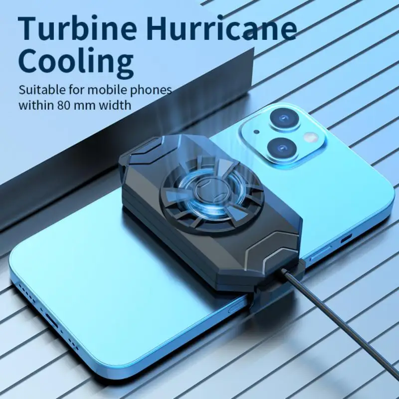 Gaming Cooling Fan Mini Mobile Phone Game Radiator Air-cooled