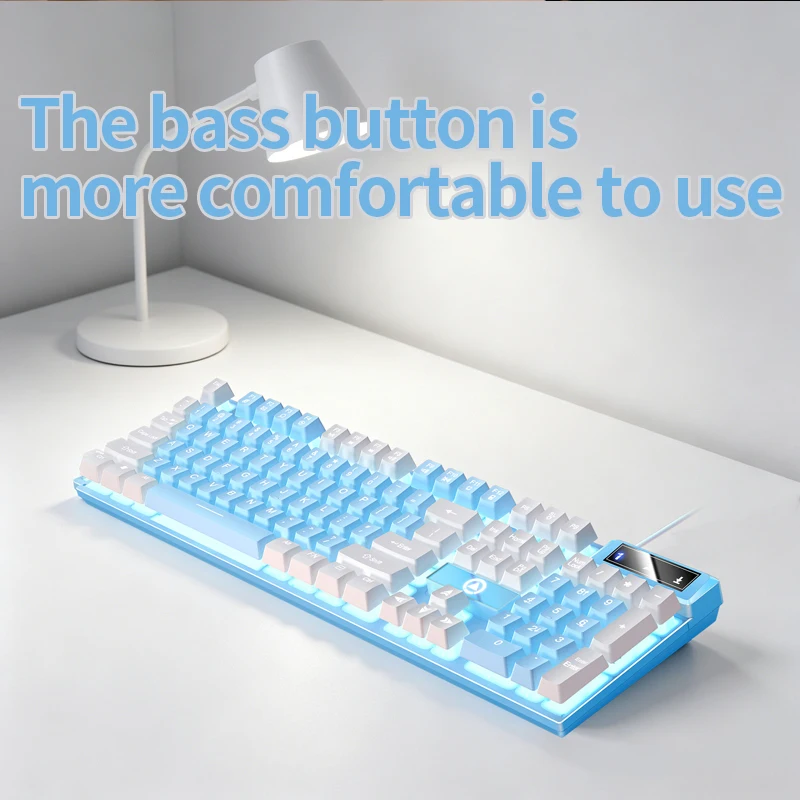 Enhanced Luminous Wired Gaming Keyboard and Mouse Set