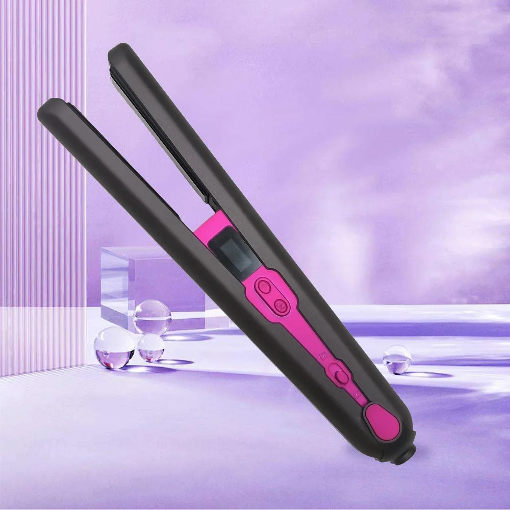 Wireless Portable Type-C Hair Straightener and Curler Perfect Travel Styling Tool for Students Dorms and On the Go 2