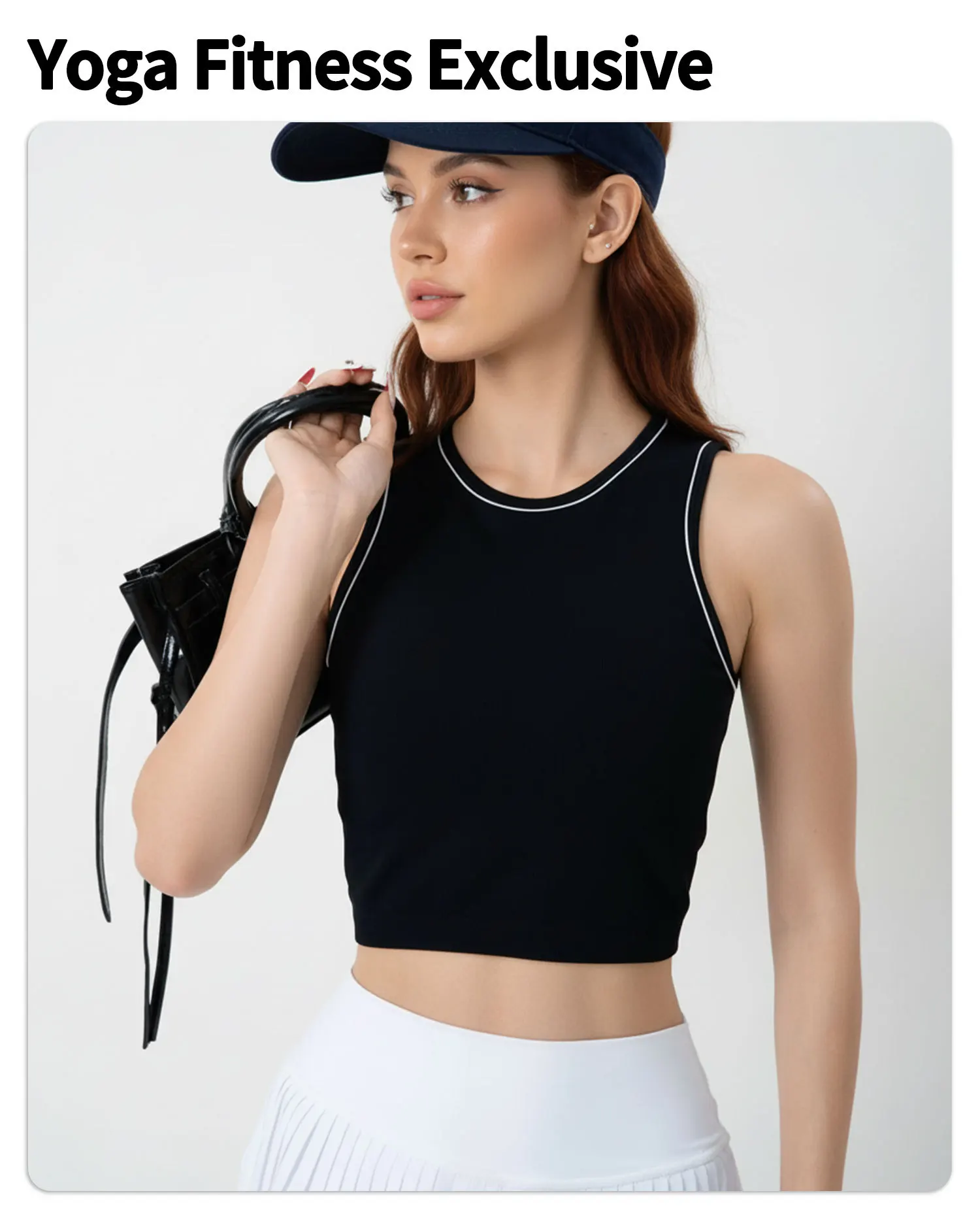 Débardeur Sport Femme avec Soutien-Gorge Intégré