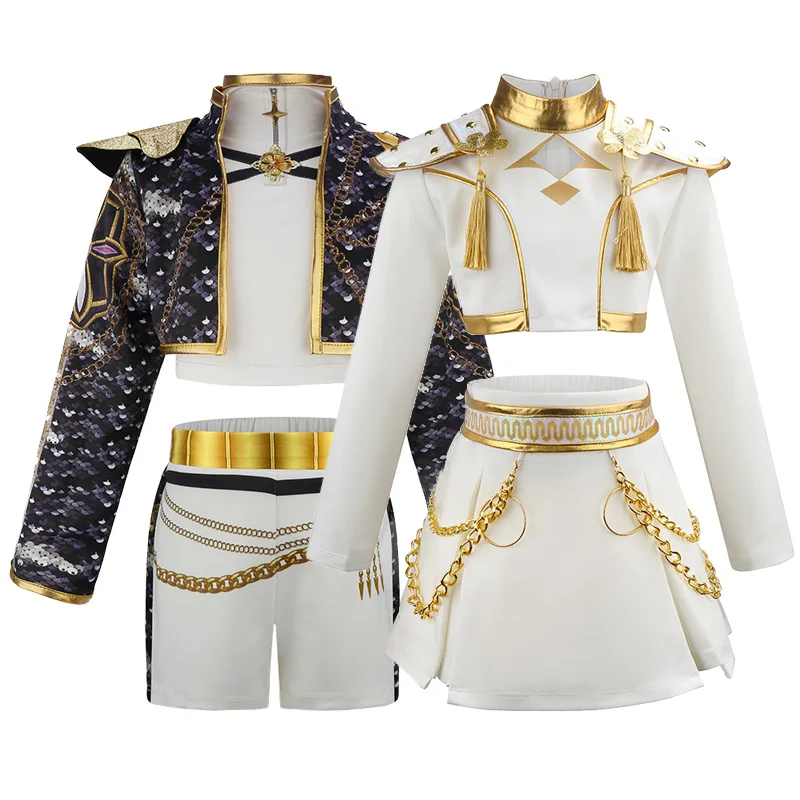 Nouveau K-POP filles ensembles 2026 nouvelle mode enfants costumes enfants vestes pantalons tenues adolescent décontracté printemps vêtements 4-12 ans 1 Nouveau K-POP filles ensembles 2026 nouvelle mode enfants costumes enfants vestes pantalons tenues adolescent décontracté printemps vêtements 4-12 ans 1
