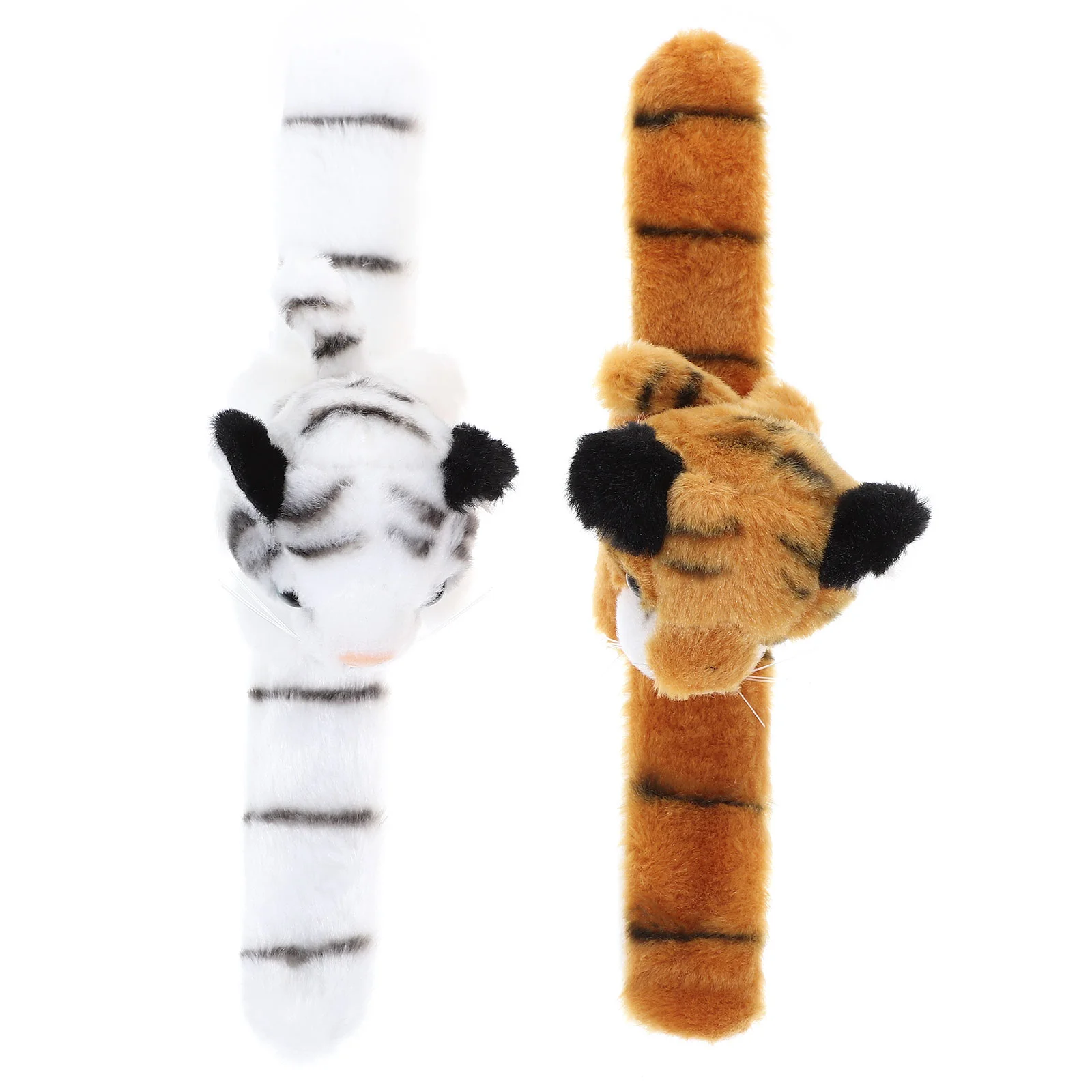 

2 Pcs Bracelet Slap Party Bracelets Kids Animal Favors Cartoon Bands Interesting Office