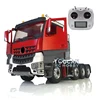 1/14 8*8 LESU RC Tractor Truck Metal Chassis 3Speed Transmission Rack Painting Cabin Servo Motor Light Sound Radio ESC for Toy 5