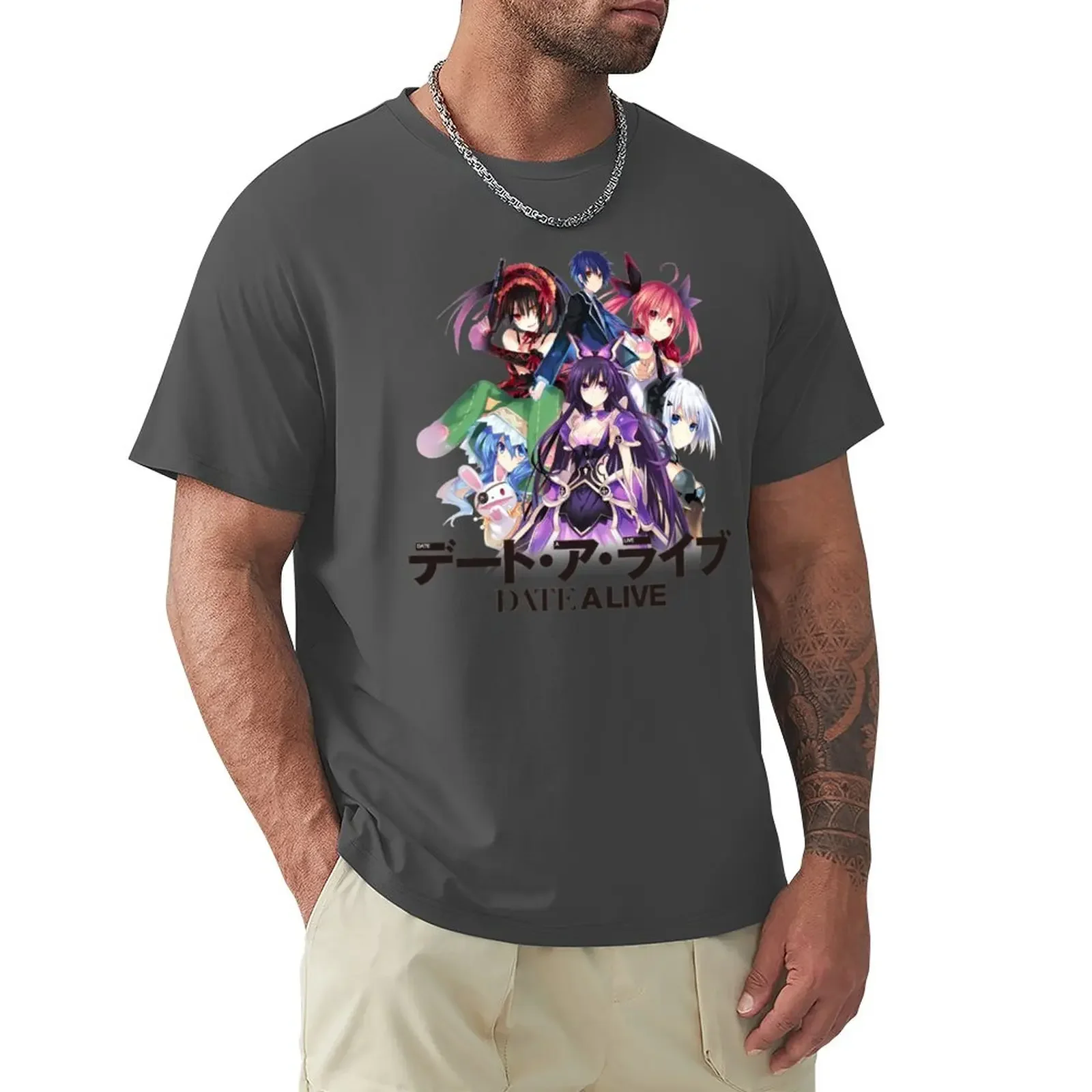 

Date A Live T-Shirt funnys quick drying mens graphic t-shirts funny