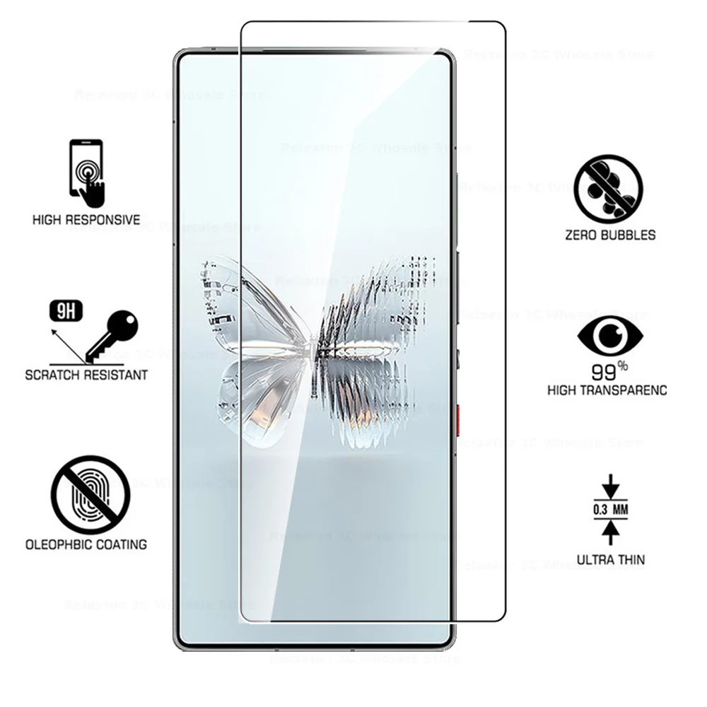 5PCS RedMagic Premium Tempered Glass Screen Protector and Case Combo