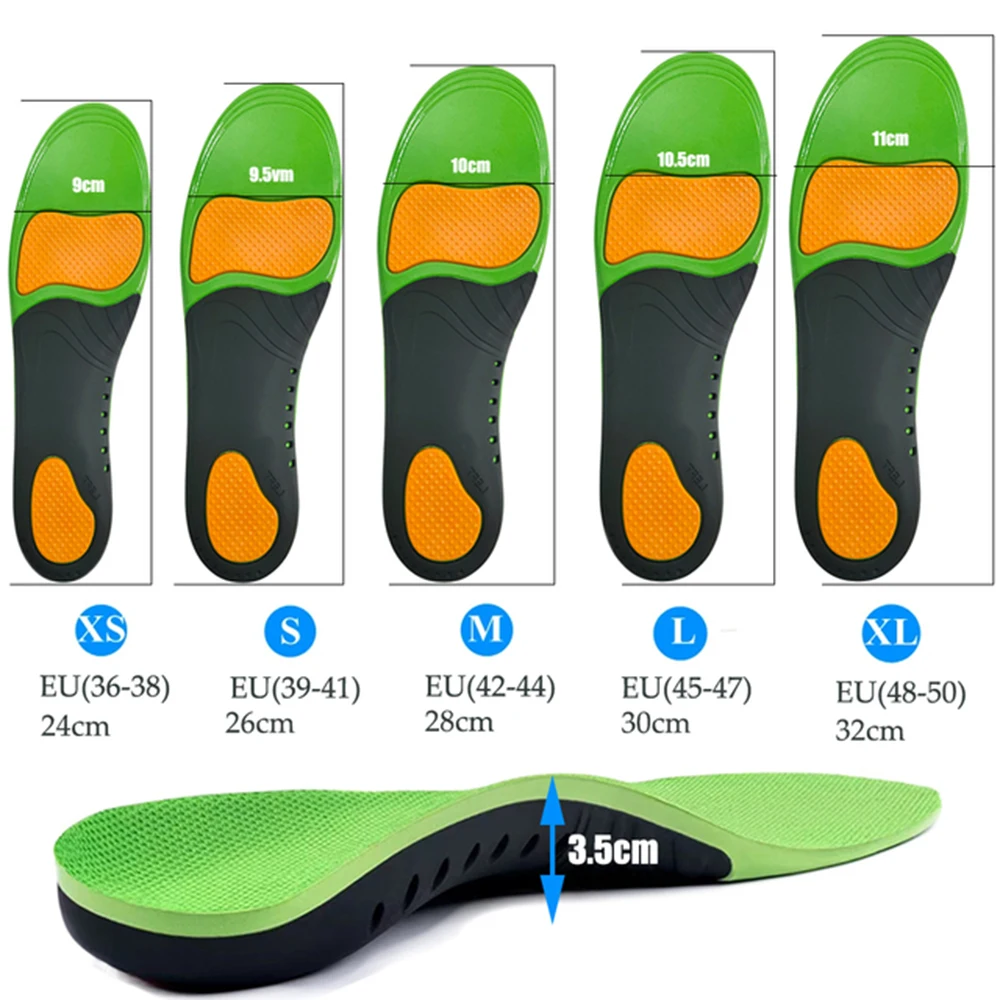 Enhanced Comfort Orthopedic Arch Support Insoles
