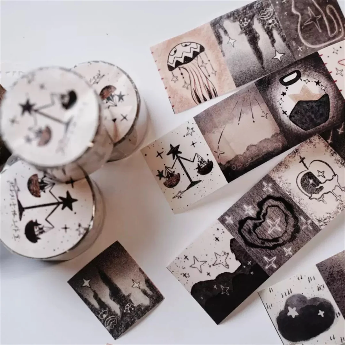 MuZiShan Studio The Whispers Of The Stars Washi PET Tape DIY