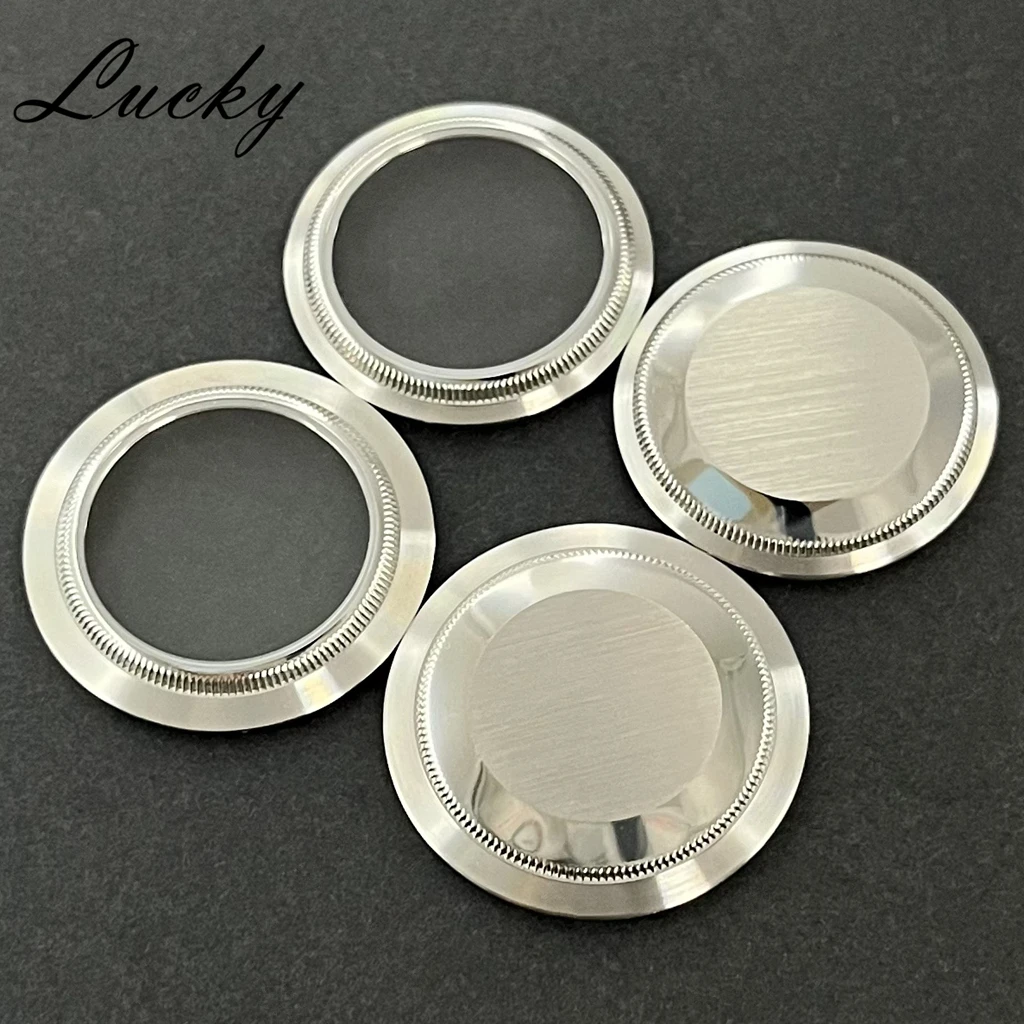 Premium Steel Case Back Cover for Watch Modification - Retro Style 36mm/39mm