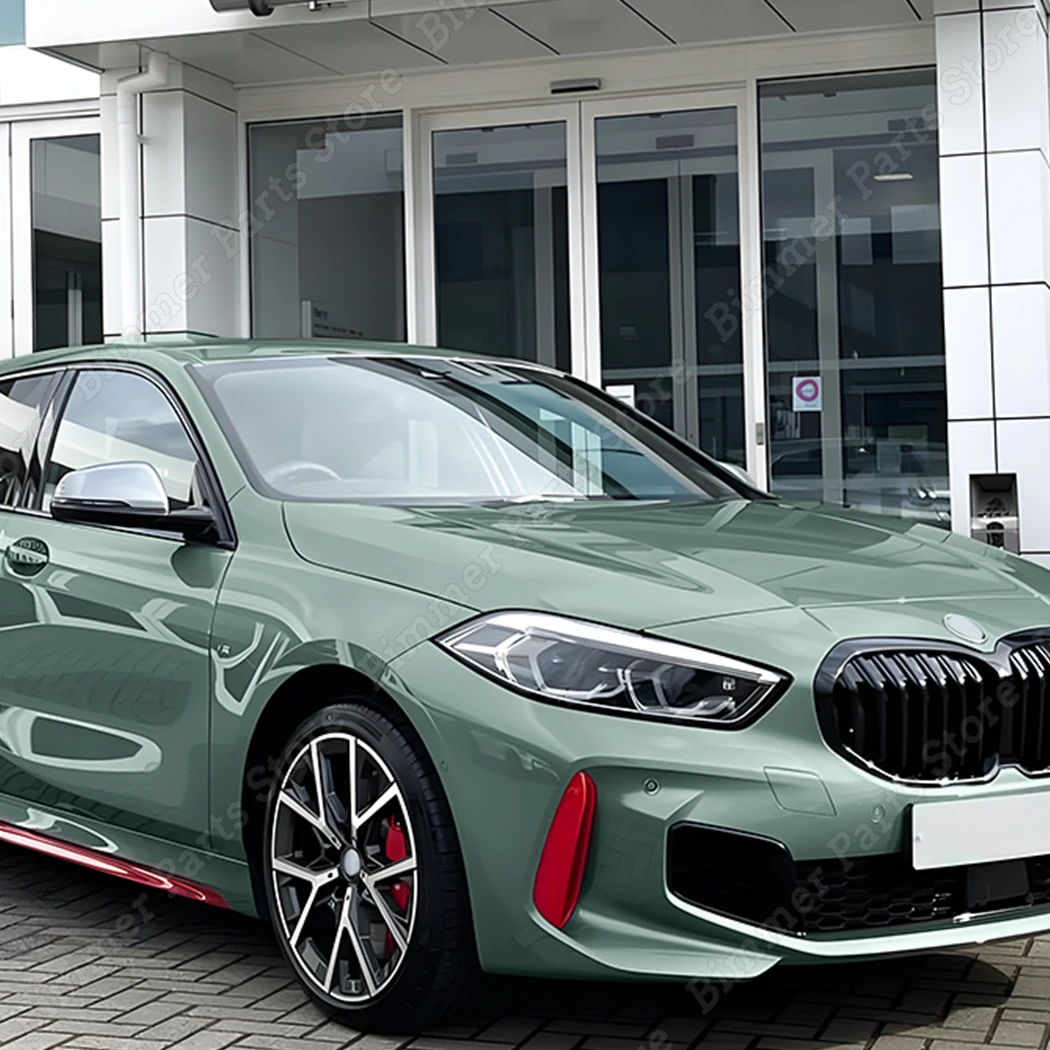 자동차 앞 범퍼 립 스플리터 에어 오토 바디 키트, BMW 1 시리즈 F40 M-PACK 및 M135i 2019-2024 ABS 플라스틱 스포일러 장식