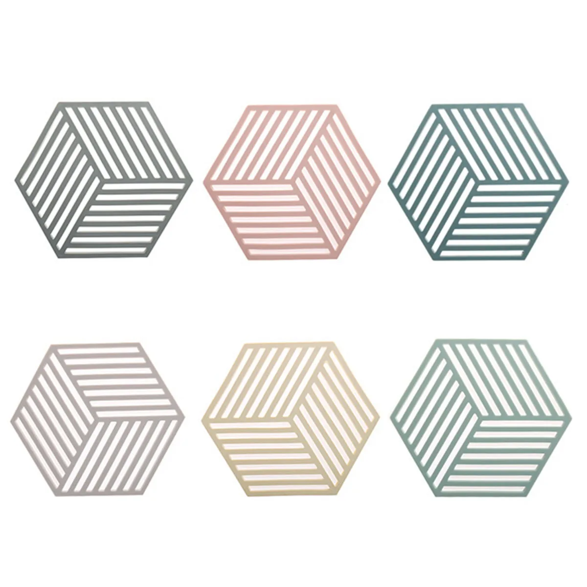 

Silicone Placemats for Dining Table Mat for Coffee Tables Tableware Plates Cup Pads Coaster Set Kitchen Accessories Home Décor