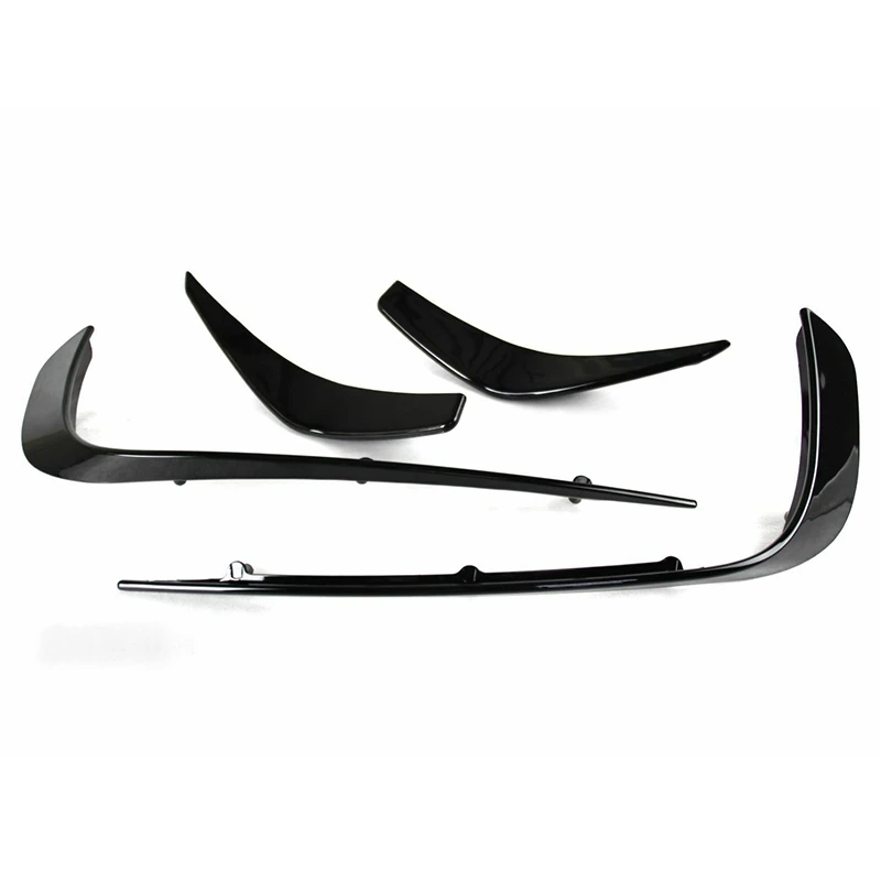

Black Front Flaps Lip Vent Spoiler For Mercedes BENZ GLA W156 X156 2014-2016