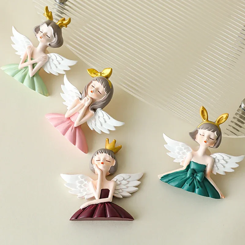 New Cute Angel Girl Silicone Mold DIY Aromatherapy Plaster Epoxy Making Kit Hand Soap Chocolate Cake Baking Tool Desk Decoration