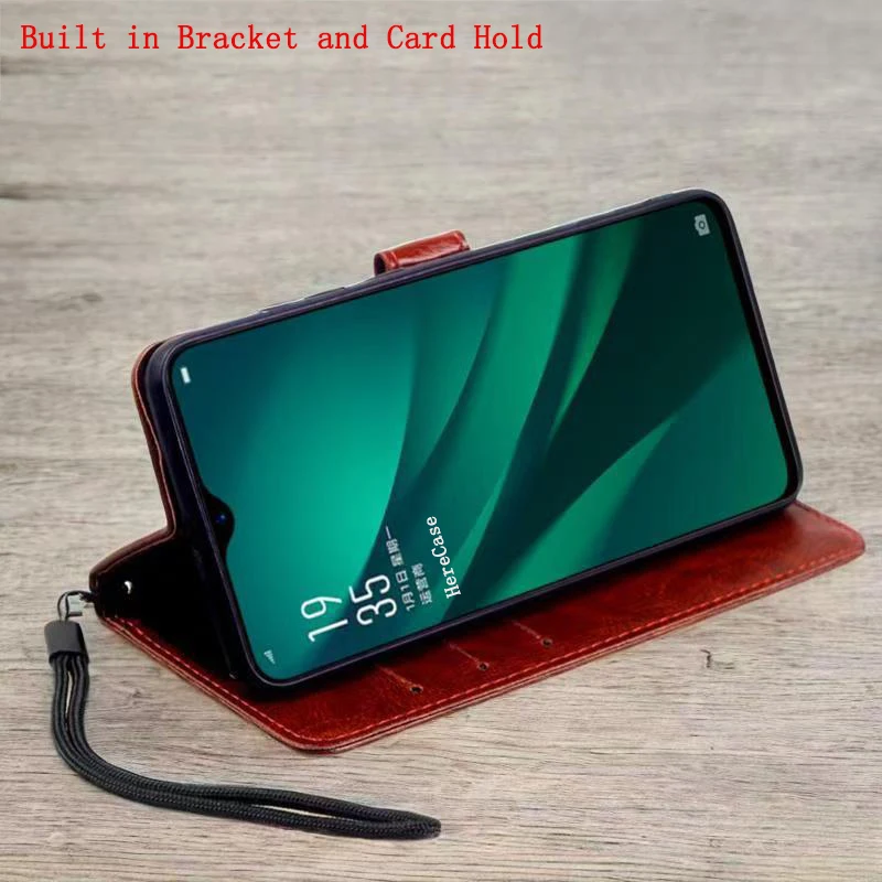 For Xiaomi Redmi Note 9S Case Caed Slot Flip Protective Leather