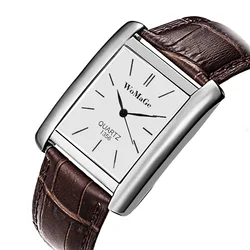 Premium Analog Quartz Wrist Watch: Stylish Leather Band Men's Casual Business Timepiece Gift - No (Brown)