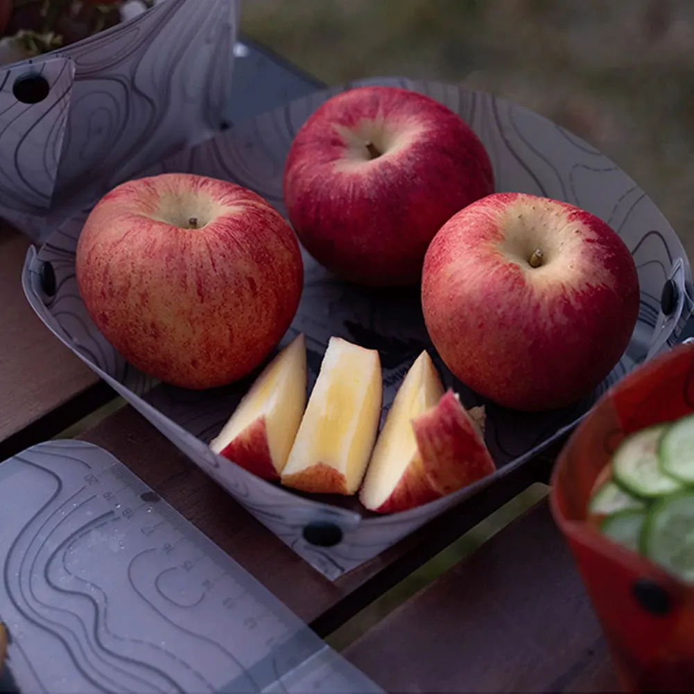 Outdoor Lightweight Folding Tableware Portable Bowl Dinner Plate Coffee Filter Funnel Water Cup Multi-purpose Camping Tableware