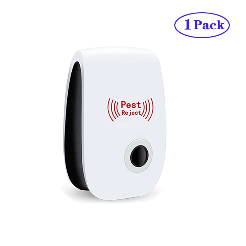 1/3/4/6 חבילות מרחיק יתושים אלקטרומגנטי אולטרסוני אנטי עכברים חרקים עכברים תותחים ביתיים דוחה מזיקים