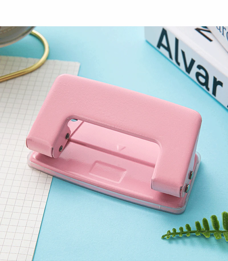 UPTTHOW Outils de perforation pour fournitures de reliure avec un poinçon et un berceau pour débutants, kits en plastique faciles pour albums de scrapbooking pour travaux manuels, carnets