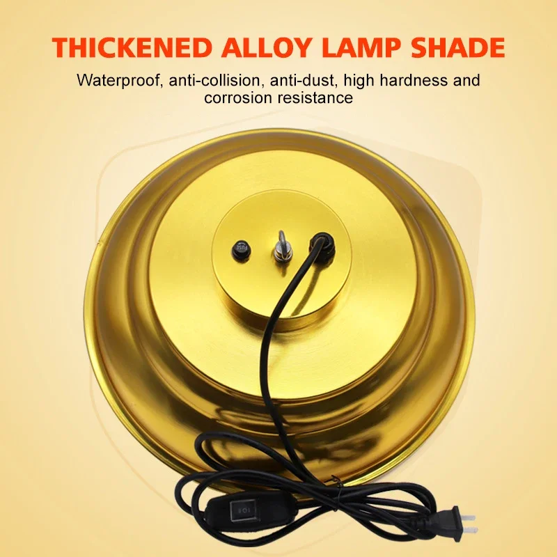 Farm Insulation Lamp Chicken Duck Piglet Heating Lamp Energy-saving Adjustable Temperature Chick Rearing Heating Insulation