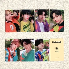 

7pcs/set Kpop Group ENHYPEN Photocard Weather Lab 2022 Season Greetings Picture Postal Cards Card Photo Cards