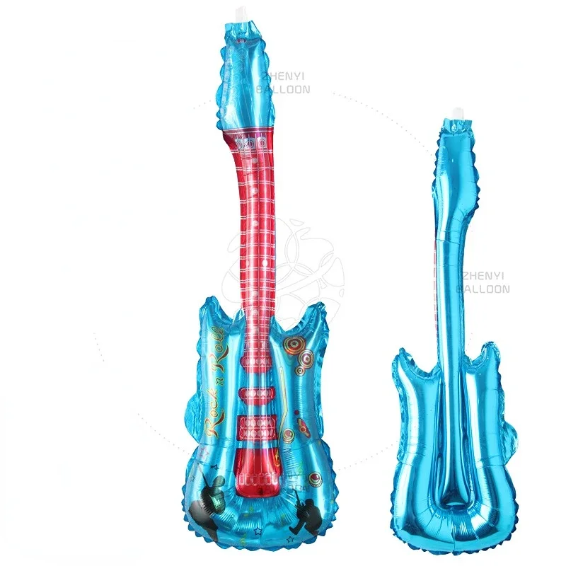Cartoon Guitar Balloons Inflatable Party Supplies