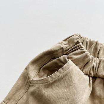 1-6 سنوات الاطفال سراويل تقليدية 2025 جديد للأطفال الربيع والخريف الفتيان السراويل البضائع الكورية الأطفال بلون السراويل في الهواء الطلق 6