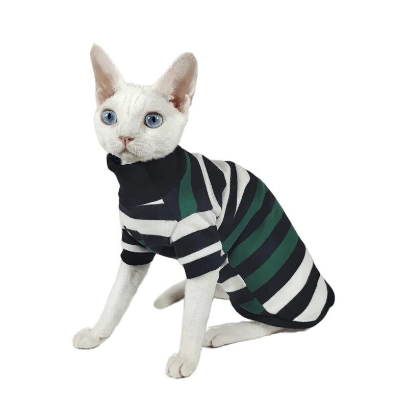 Hairless Cat Cotton Sweater Autumn Winter Pet Apparel Outfits Thick